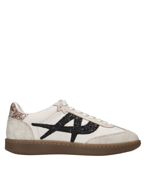 Sneakers in pelle ASH | SUNSET INTERCEPTOR/KID SKIN LINUSBEIGE-BIANCO-NERO-COOPER